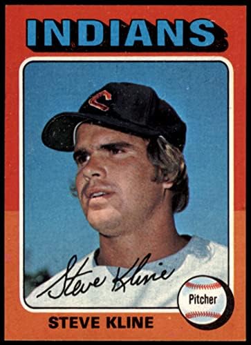 1975 Topps 639 Steve Kline Cleveland indians (Baseball Kártya) NM/MT+ Indiánok