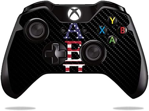MightySkins Szénszálas Bőr Microsoft Xbox Egy vagy S Vezérlő - Tau Kappa Epsilon Americana | Texturált Szénszálas Befejezés |
