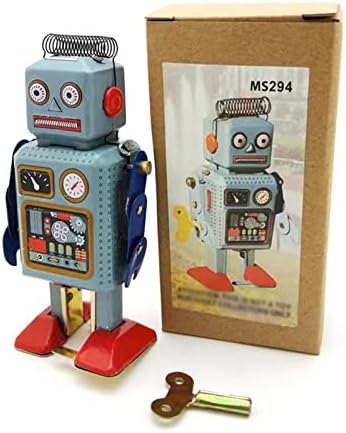 Szél Fel Robotban Retro Collection Felnőtt Játék Munkás Robot, Otthon Dekoráció, Ajándék, Játék, Kék