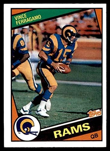 1984 Topps 283 Vince Ferragamo Los Angeles Rams (Foci Kártya) NM/MT Ram Nebraska