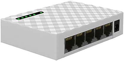 Csatlakozók 5 portos Gigabit Switch 10/100/1000Mbps RJ45 LAN Ethernet Gyors Asztali Switch Hub Sönt EU/US Power Adapter - (MINKET, Szín: AMERIKAI