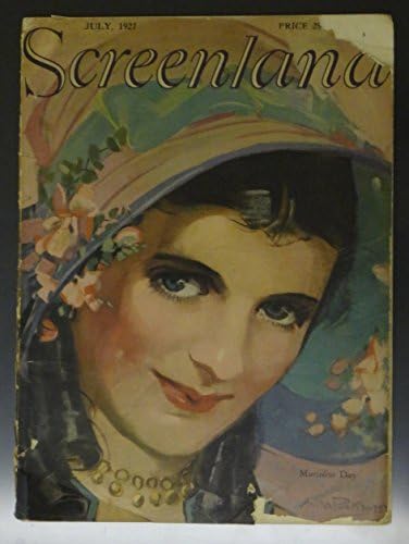 Screenland július 1927-Marceline Nap borító - BABE RUTH - Harry Carey