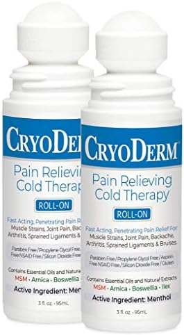 CryoDerm Hideg Terápia 3 oz fájdalomcsillapító Roll (2 Csomag)