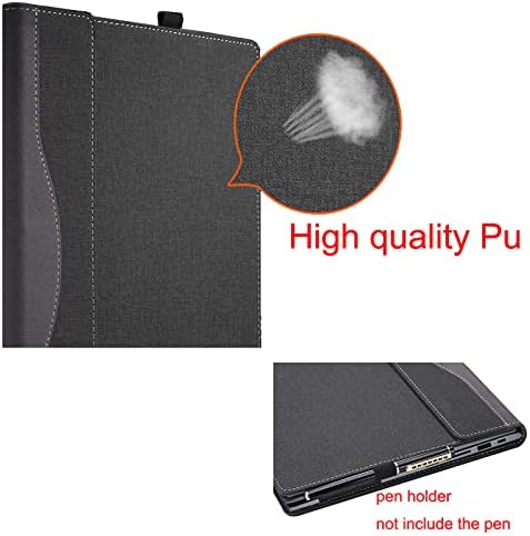 XJchen Laptop táska Kompatibilis HP Envy x360 2-az-1-13-bf 13-bf000 Fedezze Védő Bőr Ujja Notebook 13bf Tok (Fekete)