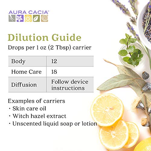 Aura Cacia - Tiszta teafa illóolaj | 0.5 fl. oz. | Hitelesített Tisztasága