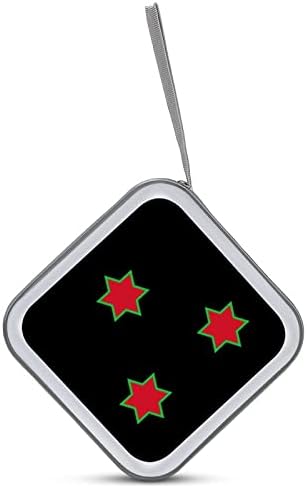 Burundi Zászló, Logó, CD-tok Műanyag DVD Tárca Birtokosa Hordozható Tároló Szervező Táska, Autó, Utazás Haza