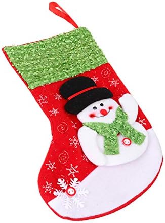 Cabilock Kitűnő 1 Db Karácsonyi Dekoráció, Karácsonyi Harisnya Hóember Candy Táska Medál