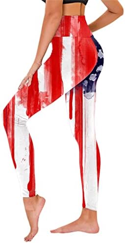 Kismama Leggings 2X Függetlenség Napja a Nők Amerikai 4 július Leggings Nyomtatott Nadrág Jóga Futó