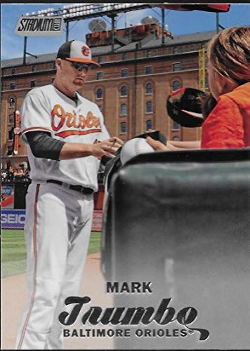 2017 Topps Stadion Club 62 Mark Trumbo Baltimore Orioles Baseball Kártya