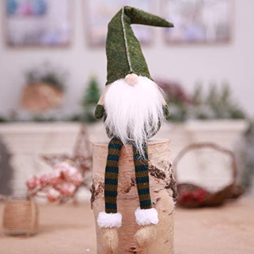 Happyyami Étkező Asztal Dekoráció 3pcs svéd Karácsony, Mikulás, Karácsonyi Figurák Santa Gnome Plüss Baba Karácsonyi Dekoráció