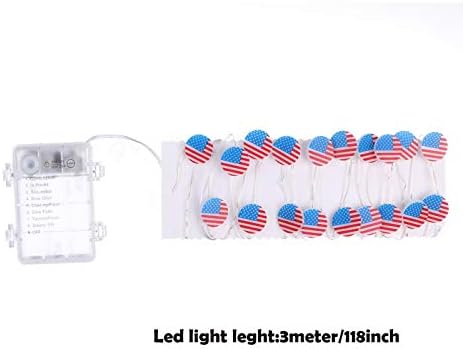 FAFAN Összecsukható Tároló Zsák Alakú Led Nap Réz Dekoratív Lámpa String Vezeték Zászló Függetlenség Takarítás & Szervezők Kemping Táskák