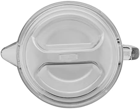 G. E. T. P-3064-1-EGY-EK BPA-Mentes Törhetetlen Műanyag Ice Tea Kancsó Fedővel, 2 Liter (64 Uncia), Borostyán, 1 Csomag