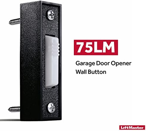 LiftMaster 75LM Falra Szerelhető Világító Vezetékes Csengő, valamint garázskapu Nyitó Nyomógomb