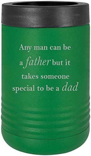Egy férfi lehet egy apa, de ahhoz, hogy valaki különleges, hogy egy apa Rozsdamentes Acél Vésett Szigetelt Sör, Ital Jogosultja Hűvösebb, Zöld