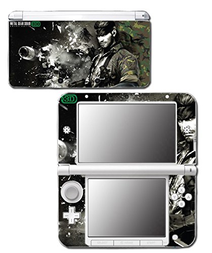 Metal Gear Solid 3 MGS Snake Eater Eva 3D Big Boss V Fantom Fájdalom videojáték Vinyl Matrica Bőr Matrica Takarja az Eredeti Nintendo 3DS
