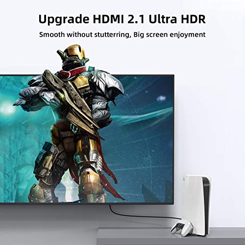 8K HDMI 2.1 Kábel 3.3 ft, Cabletime Ultra High Speed Hdmi Kábel 48gbps 120hz 144 hz Hdmi-hdcp earc Kábel, Kompatibilis az Xbox