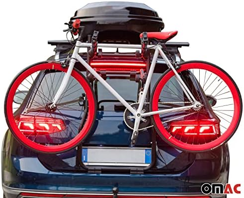 OMAC 3 kerékpártartó a Volkswagen Passat (B8) Alltrack 2014-2018 Fekete | Csomagtartóba Szerelhető kerékpártartó 99 Kg Terhelés