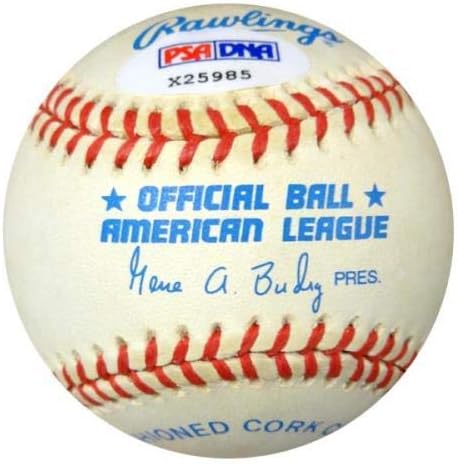 Eddie Pellagrini Aláírt Hivatalos AL Baseball St. Louis Browns, Pittsburgh Pirates PSA/DNS X25985 - Dedikált Baseball