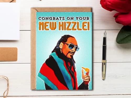 Gratulálok Az Új Okkal - Új Ház, Új Haza Kártya - Snoop Dogg Ihletett Paródia Okkal Házavató Kártya