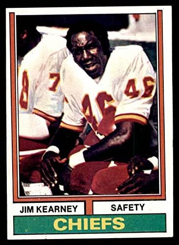 1974 Topps 193 Jim Kearney Kansas City Chiefs (Foci Kártya) VG/EX Chiefs Prairie Megtekintése