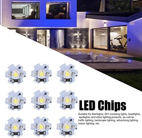 OKJHFD 25Pcs 5V-os LED-Lámpa Gyöngyök Fény Forrása Chip Alumínium Lemez, 200lm Fényerő a Lámpa Gyöngy DIY Lámpatestek(Igaz Fehér)