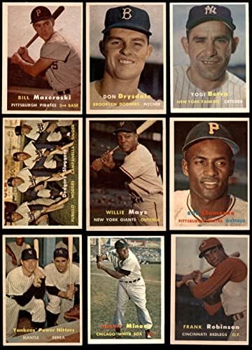 1957 Topps Baseball Alacsony Száma Teljes Készlet (Baseball Szett) EX/MT