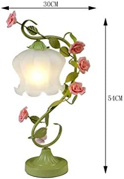WYBFZTT-188 Északi Vas asztali Lámpa, Rose Dekoráció asztali Lámpa Kreatív Hercegnő Szoba Lány Szoba, Éjjeli Lámpa, Születésnapi