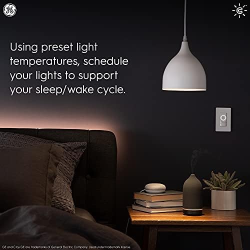 GE CYNC Smart LED Izzók + Mozgásérzékelő Csomag (2) Színes 19 Okos Izzók, (1) Drót nélküli Mozgásérzékelő, Kompatibilis Alexa, a Google