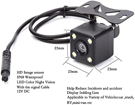 Yasoca 4.3 Inch Autó Tükör Monitor Jármű Visszapillantó Fordított Biztonsági Autó LED Kamera Videó Parkolási Rendszer az