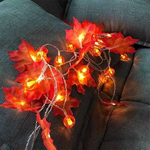 ZLXDP 2db LED String Fények, Juhar Levelek Garland Led tündérfény a Karácsonyi Dekoráció Halloween Party, Esküvő, Karácsony (Szín : E)