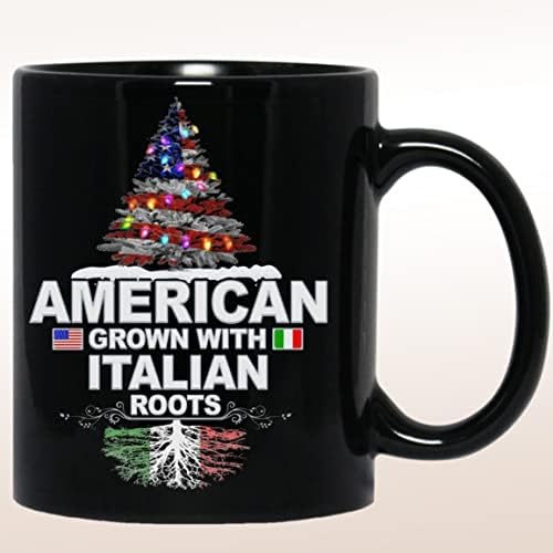 Amerikai Felnőtt Olasz Gyökerek Olaszország Zászló Bögre 11 & 15 Oz
