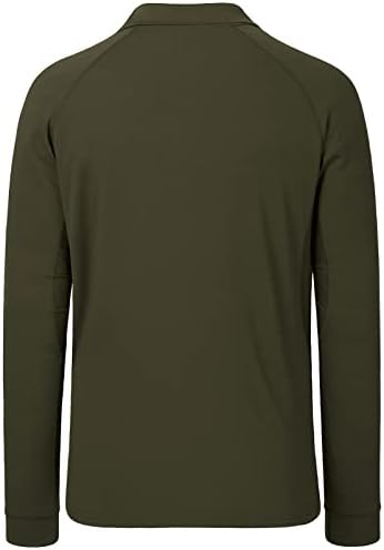 Lightbare Férfi Teljesítmény Polo Shirt Nedvesség Wicking Gyors Száraz Taktikai Piké Pólók Túrázás, Horgászat, Golf UPF 50