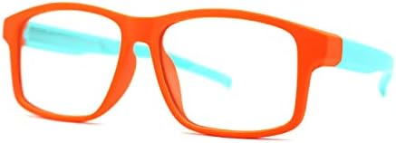 A Gyerekek Crushproof Rugalmas Gumi Téglalap Kék Fény Szűrő Számítógépes Szemüveg
