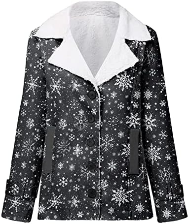Egysoros Kockás Printed Hosszú Ujjú Kabát Kabát Zsebében Női Kabát, Meleg Téli Hajtóka Plus Size Outwear