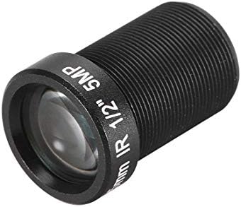 uxcell CCTV Kamera Objektív 25 mm-es Gyújtótávolság 5MP F2.0 1/2 Hüvelyk Széles Szög CCD Kamera
