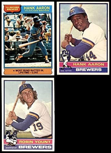 1976 Topps Milwaukee Brewers Csapat készen áll Milwaukee Brewers (Set) VG/EX Brewers