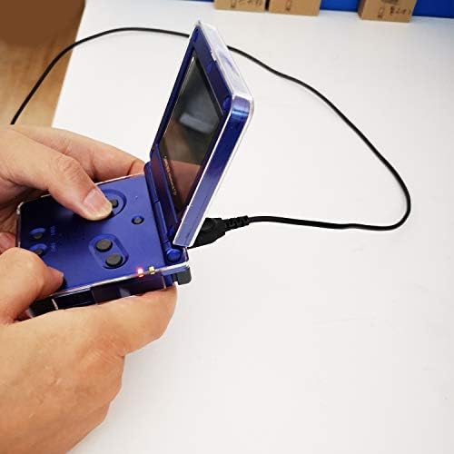 Exlene Gameboy Advance sp Töltő (2 Csomag), GBA sp Töltő kábel Kábel Kompatibilis a DS NDS GBA Game Boy Advance SP