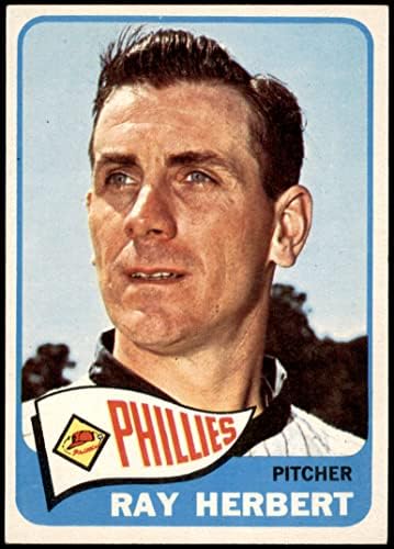 1965 Topps 399 Ray Herbert Philadelphia Phillies (Baseball Kártya) EX/MT Phillies