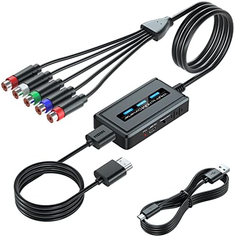 Női Komponens HDMI Átalakító Scaler Funkció PS2/ NGC/ Xbox/ Wii a Férfi Alkatrész, RGB HDMI Scaler Átalakító HDMI-csatlakozóval, Integrált