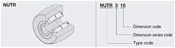 ZHENGGUIFANG NUTR4090 Roller Követői Csapágyak 40x90x32x30mm (1 db) NUTD4090 Iga Típusú Pálya Görgők NUTR 4090 Csapágy