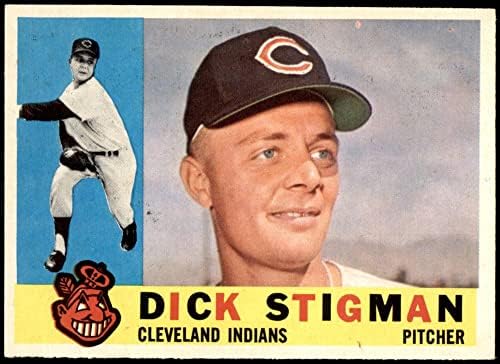 1960 Topps 507 Dick Stigman Cleveland indians (Baseball Kártya) EX/MT+ Indiánok