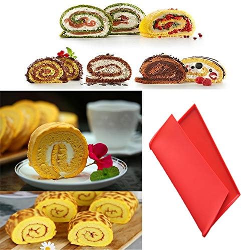 YUANAIYI Svájci Roll Torta Mat - Rugalmas Többcélú Szilikon lap Nonstick jelly roll serpenyő tepsi Sütemény Mat Pizza Cookie-k
