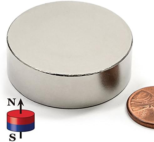 CMS Magnetics Neodímium Korong Mágnes N45 Dia 1 1/2 x 1/2 Ritka Föld Mágnesek & csúcsminőségű Korong Mágnes Eladó Az USA-Ban Ma 1 ct