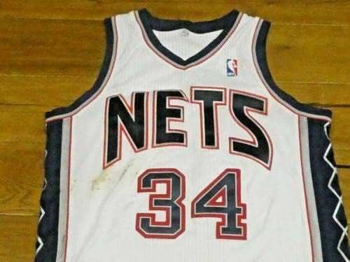 Devin Harris Aláírt Játék Kopott Használt New Jersey-i Brooklyn Nets Kosárlabda Jersey - NBA Játék Használt