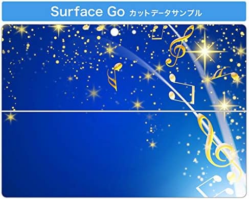 igsticker Matrica Takarja a Microsoft Surface Go/Go 2 Ultra Vékony Védő Szervezet Matrica Bőr 006821 Megjegyzés Zöld, Kék