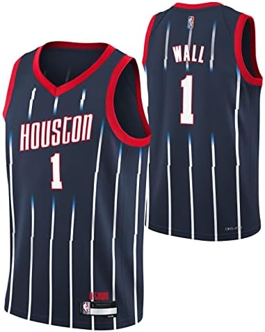Outerstuff NBA Fiúk Ifjúsági (8-20) John Wall Houston Rockets Számában Swingman Jersey