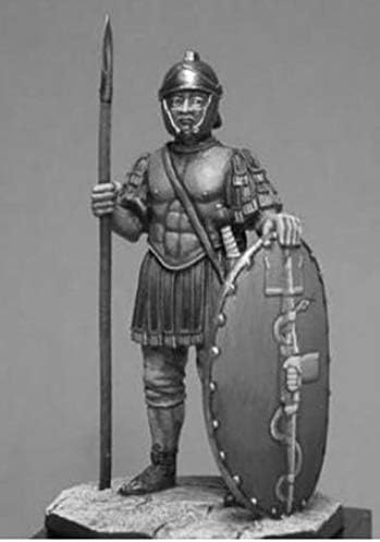 Római Légionárius Köztársaság 1. Századok BC 1/32 Skála Festetlen Tin Ábra Ókori Rómában, Kézzel készült Gyűjthető Mini
