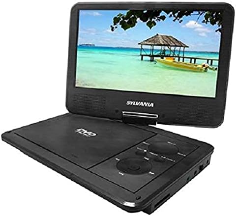 Sylvania SDVD9321 Hordozható DVD Lejátszó 9-Es Képernyő, USB, kártyaolvasó, illetve 4 órás Akkumulátor