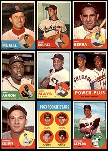 1963 Topps Baseball Teljes Készlet (Baseball Szett) NM