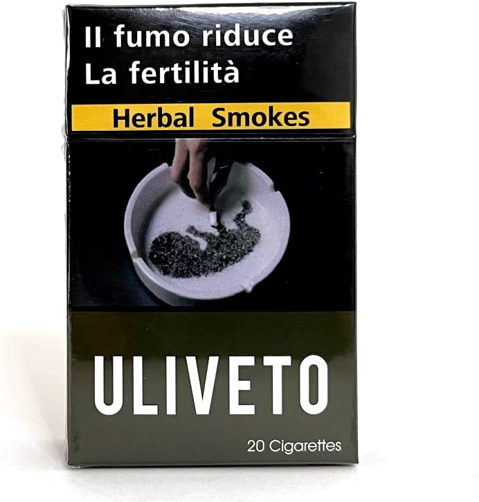 Gyógynövény Cigaretta UL - os Dohány Ingyenes, & Nikotin Ingyenes (Eper, 1 Csomag 20)